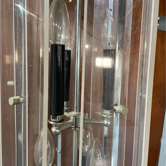 vintage lucite chandelier - Picture 1 of 6